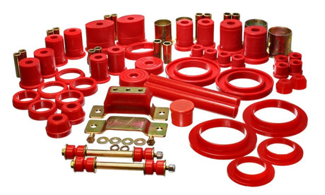 Ensemble de bagues principales Hyper-flex rouges pour Ford Mustang 94-95 Energy Suspension avec V-8