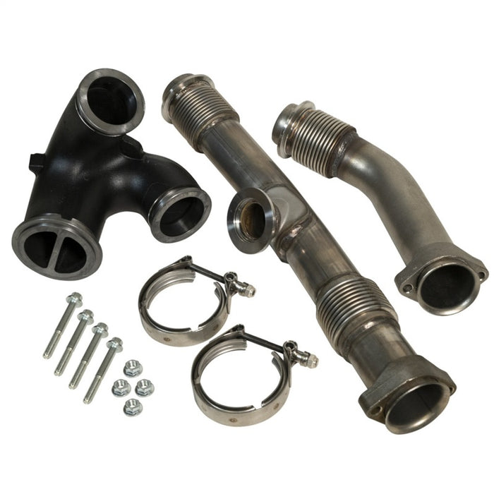 Kit de tuyau d'échappement diesel BD - Ford 2004.5-2007 6.0L Powerstroke avec connecteur EGR