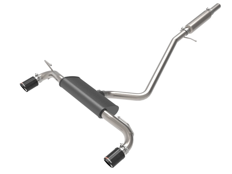 aFe Ford Bronco Sport 21-22 L3-1.5L (t)/L4-2.0L (t) Vulcan Cat-Back Exhaust System- Carbon Tips