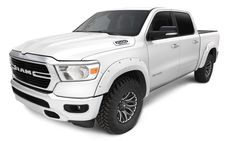 Bushwacker 19-22 Ram 1500 (sauf modèles Rebel) Élargisseurs de style poche 4 pièces - Ivory Pearl