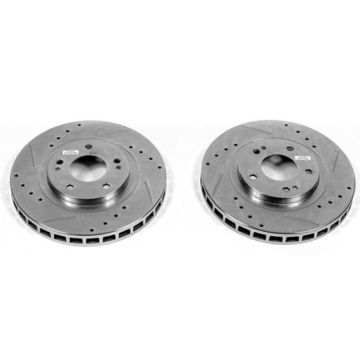 Disques de frein avant Power Stop 91-93 Dodge Stealth Evolution percés et fendus - Paire