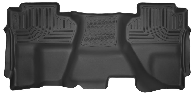 Revêtements de sol Husky Liners 14-15 Chevy Silverado Double Cab X-Act Contour Black 2e rangée