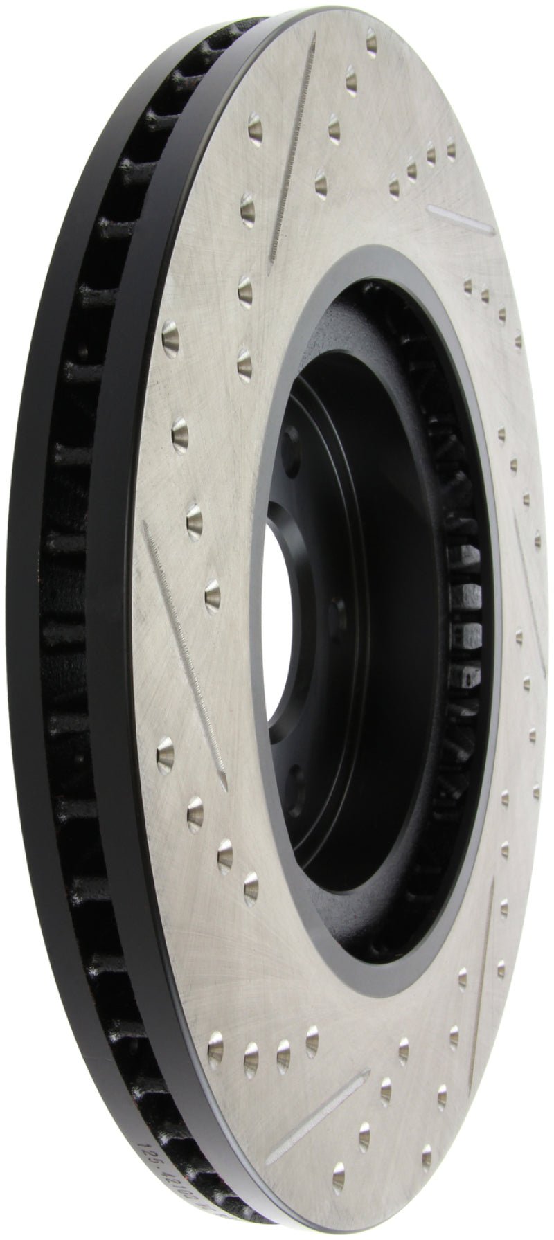 Rotor avant gauche fendu et percé StopTech Infiniti G37 / Nissan 370Z SportStop