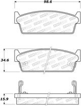 Plaquettes de frein StopTech Street