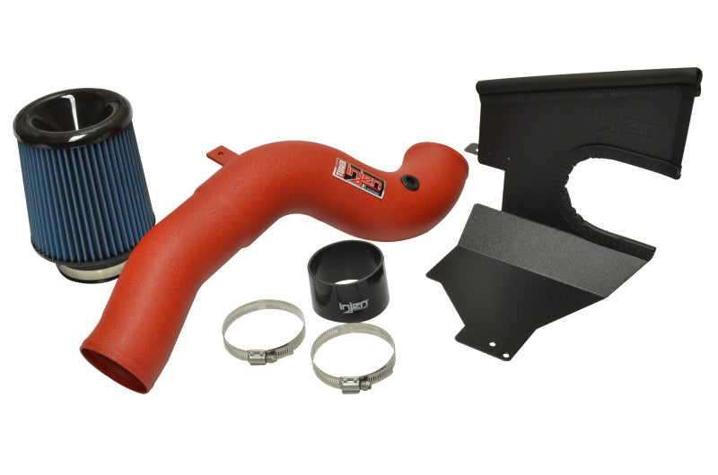 Prise d'air froid rouge froissé Injen 16-18 Ford Focus RS