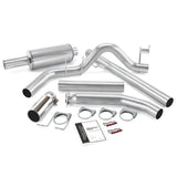 Système d'échappement Monster Banks Power 98-02 Dodge 5.9L Ext Cab - Échappement simple SS avec embout chromé