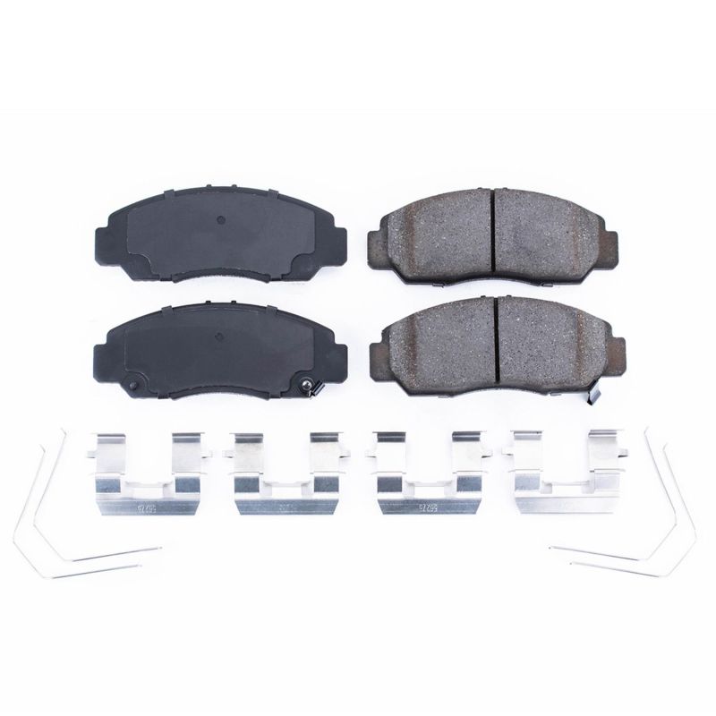 Plaquettes de frein avant en céramique Power Stop 06-15 Honda Civic Z17 Evolution avec matériel