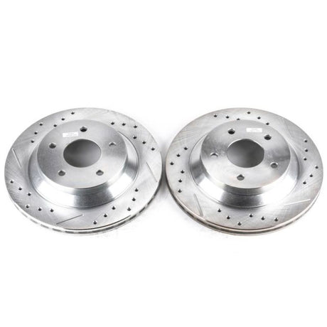 Disques de frein avant percés et fendus Power Stop 88-95 Chevrolet Corvette Evolution - Paire