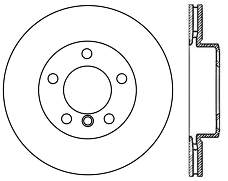 Rotor avant gauche StopTech Sport à fentes (CRYO) 10-15 BMW X1