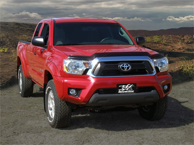 Protecteur de capot haut de gamme Vigilante pour Toyota Tacoma Stampede 2012-2015 - Fumé