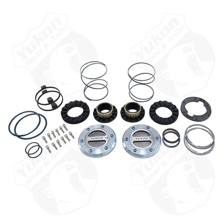 Ensemble de moyeux verrouillables Yukon Hardcore pour Dodge Dana 60 94-99 avec kit anti-rotation