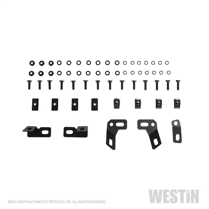 Garde-boue intérieur Westin 18-20 Jeep Wrangler JL - Avant - Noir texturé