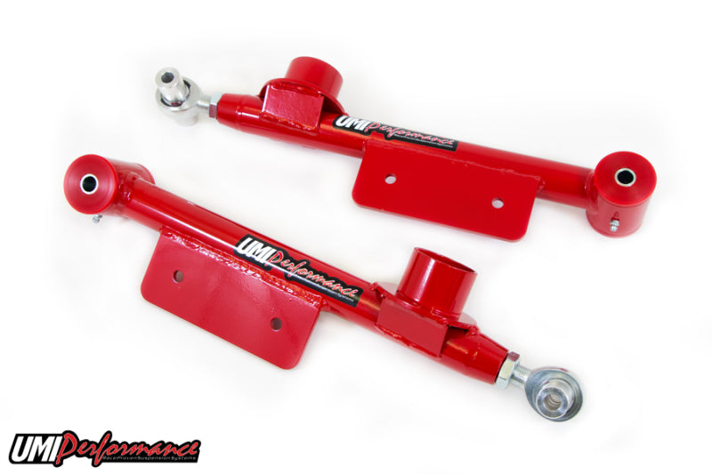 Bras de suspension inférieurs réglables simples UMI Performance pour Ford Mustang 99-04