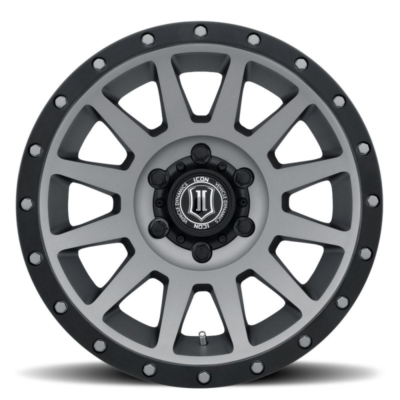 Roue en titane ICON Compression 18x9 5x150 25 mm Offset 6 pouces BS