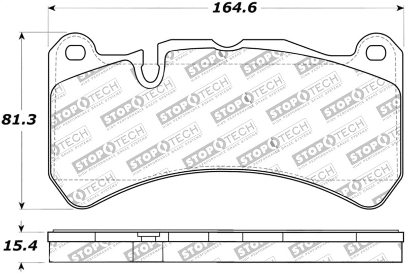 Plaquettes de frein StopTech Performance