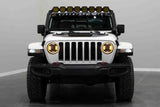 Kit de barre lumineuse combinée blanche pour pare-brise Jeep JL SS5 Pro CrossLink de Diode Dynamics