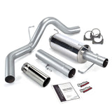 Système d'échappement Monster Banks Power 04-07 Dodge 5.9L 325Hp SCLB/CCSB - Échappement simple SS avec embout chromé