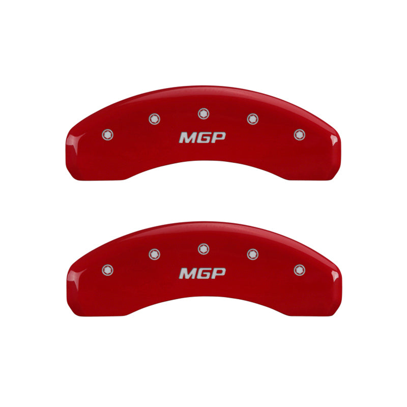 MGP 4 Caliper Covers Engraved Front & Rear MGP Yellow finish black ch