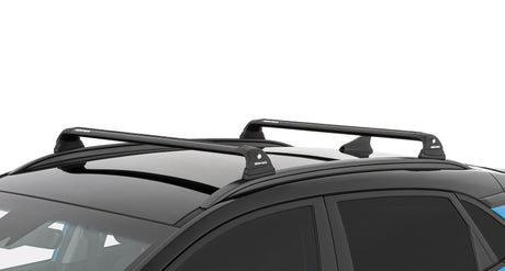 Rhino-Rack 18-22 Hyundai Kona 1ère génération SUV 5 portes avec rails encastrés Vortex RVP 2 barres de toit - Noir