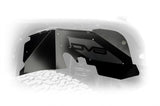 Garde-boue intérieur avant en aluminium DV8 Offroad 07-18 Jeep Wrangler JK - Noir