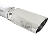 Échappement arrière en acier aluminisé DPF aFe Atlas 5 pouces Dodge RAM Diesel 13-14 6,7 L (td) Mega Cab avec embout poli