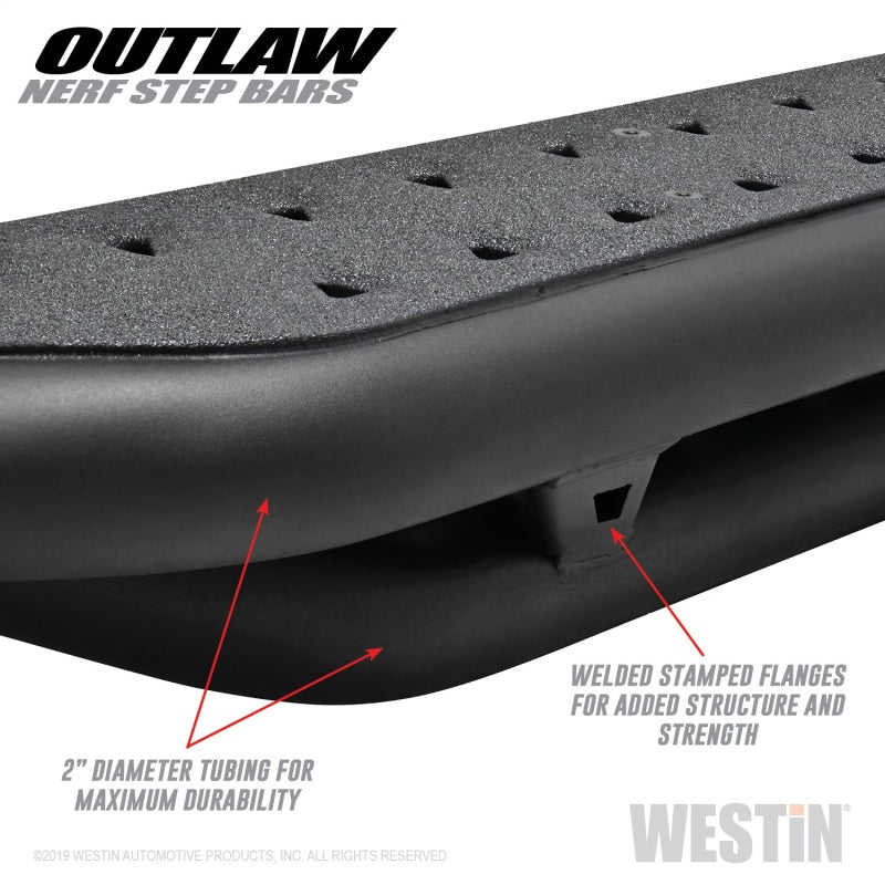 Marchepied Nerf Westin 14-18 Chevrolet/GMC Silverado/Sierra 1500 CrewCab 15-19 2500/3500CrewCab Outlaw