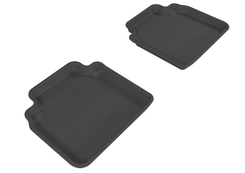 3D MAXpider 2008-2012 Honda Accord Kagu 2nd Row Floormats - Black