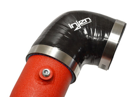 Tuyauterie de refroidisseur intermédiaire rouge froissée Injen 16-20 Chevrolet Camaro 2.0L Turbo