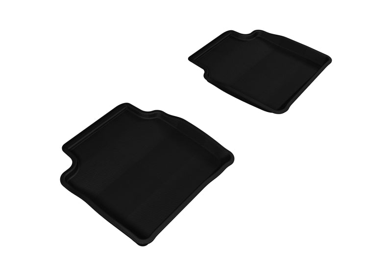 Tapis de sol 3D MAXpider pour Chevrolet Malibu Kagu 2008-2012, 2e rangée - Noir