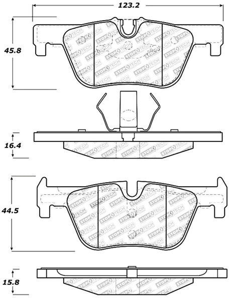 Plaquettes de frein StopTech Performance