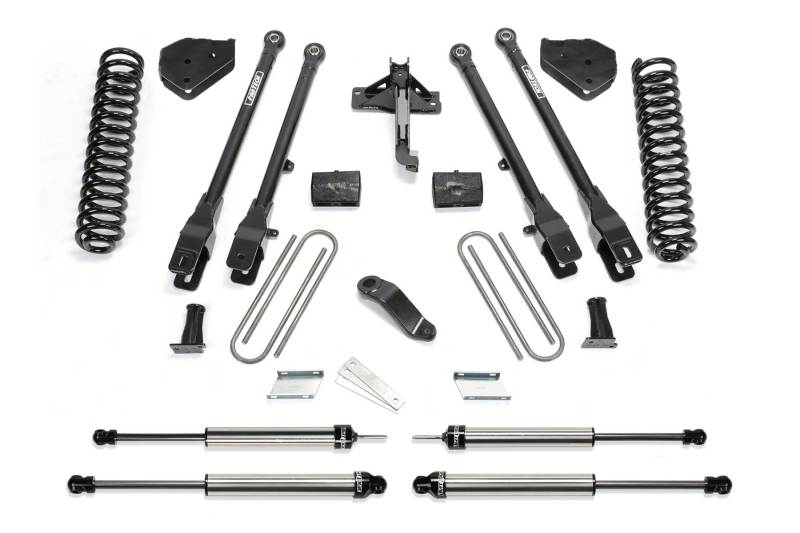 Système Fabtech 17-21 Ford F250/F350 4WD Diesel 4 pouces 4Link avec bobines et amortisseurs DLSS