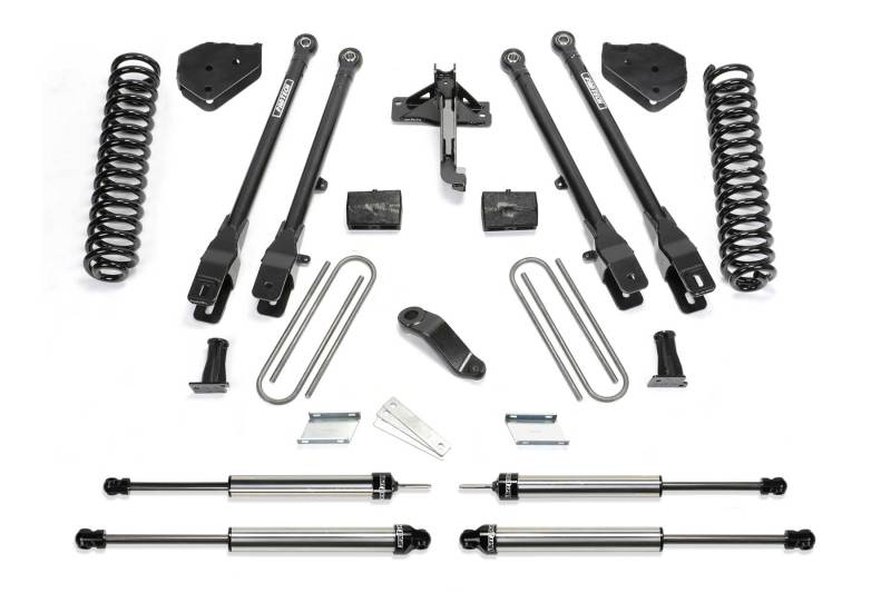 Système Fabtech 17-21 Ford F250/F350 4WD à essence 4 pouces 4Link avec bobines et amortisseurs DLSS