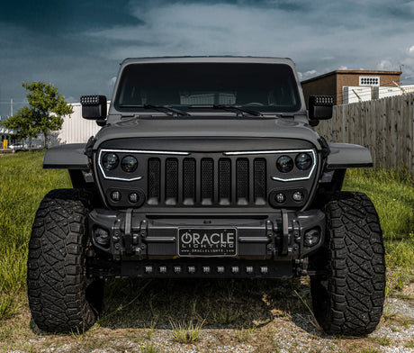 ORACLE Lighting 2019+ Jeep Wrangler JL Plaque de protection avec émetteurs LED intégrés - Transparent VOIR LA GARANTIE