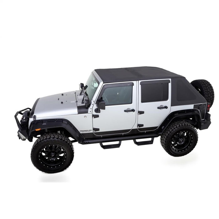 Jeep Wrangler (JK) Unlimited Trailview Fastback 2007-2018 Rampage - Diamant noir