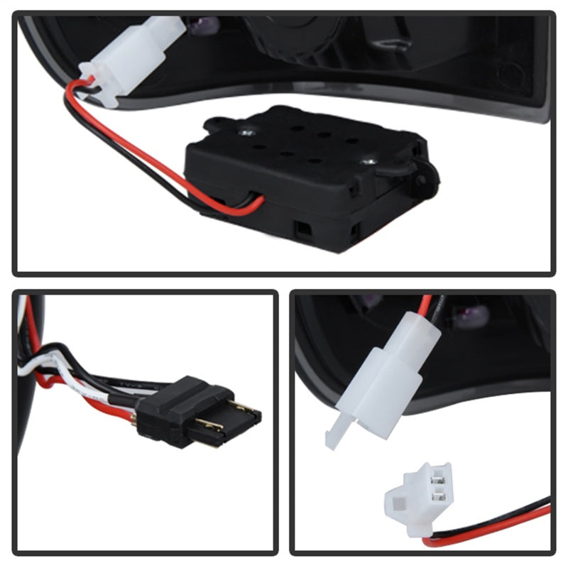 xTune Ford Super Duty 08-15 LED Tail Lights Black ALT-JH-FS08-LED-BK