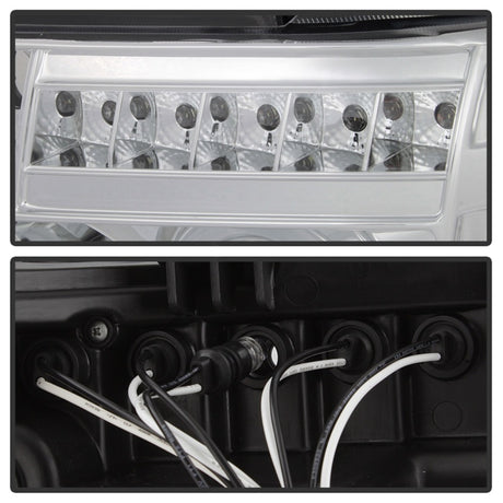 Phares de projecteur Spyder Toyota Tundra 07-13 LED Halo LED Chrm PRO-YD-TTU07-HL-C