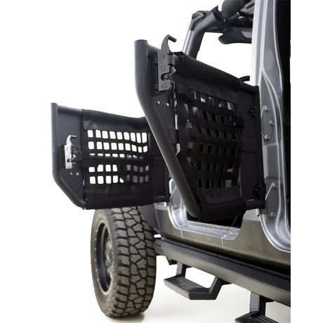Jeep Wrangler (JK) Rampage 2007-2018 2 portes tubulaires avec filet - Noir