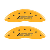 Couvre-étriers MGP 4 gravés avant et arrière Gen 5/SS finition jaune noir ch