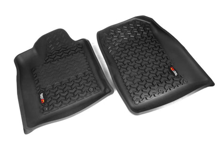 Revêtement de plancher avant Rugged Ridge noir pour Dodge / Jeep Durango / Grand Cherokee WK2 2011-2020