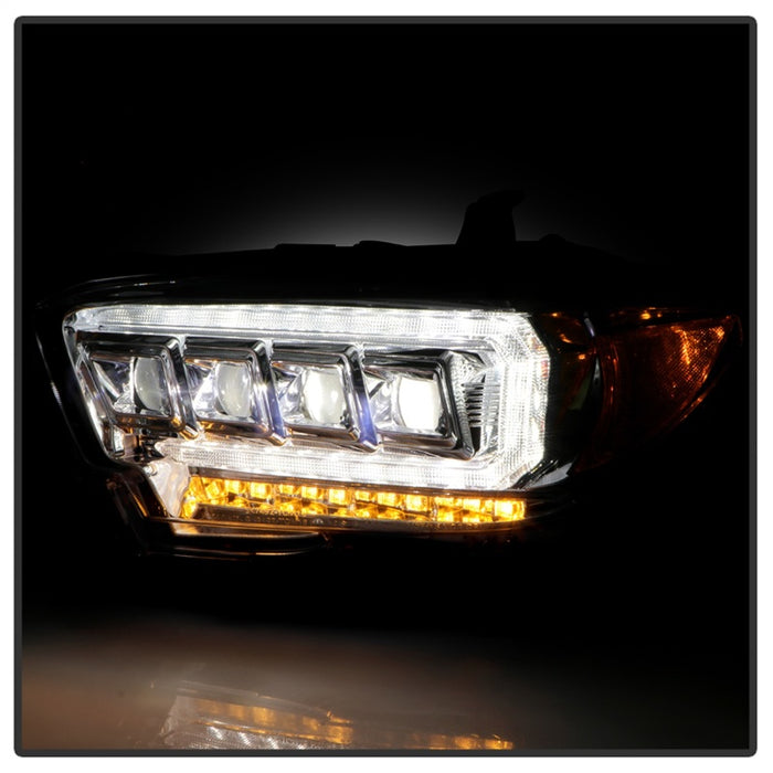 Phares à LED haute puissance Spyder 16-20 Toyota Tacoma uniquement - Chrome PRO-YD-TT16LEDAP-C