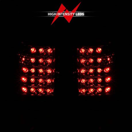 Feux arrière à LED ANZO 1999-2007 Chevrolet Silverado 1500 Rouge/Clair