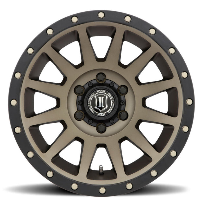 Roue ICON Compression 18x9 5x150 25mm Offset 6in BS Bronze