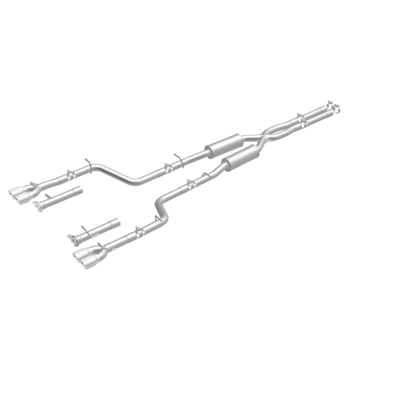 Cat-Back MagnaFlow, SS, 2,5 po, embout arrière divisé en quatre parties de 3,5 po, Dodge Challenger R/T 5,7 L 2015