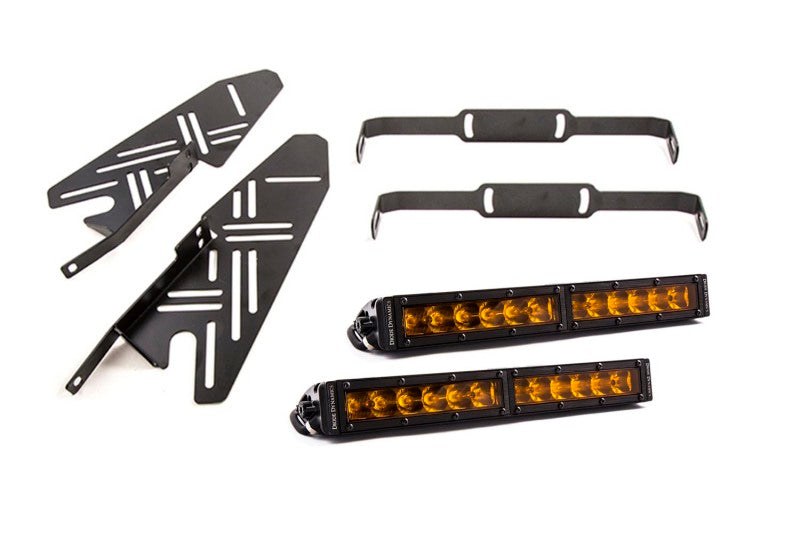 Kit antibrouillard Diode Dynamics 17-19 Ford Raptor SS 12,0 po - Conduite ambrée