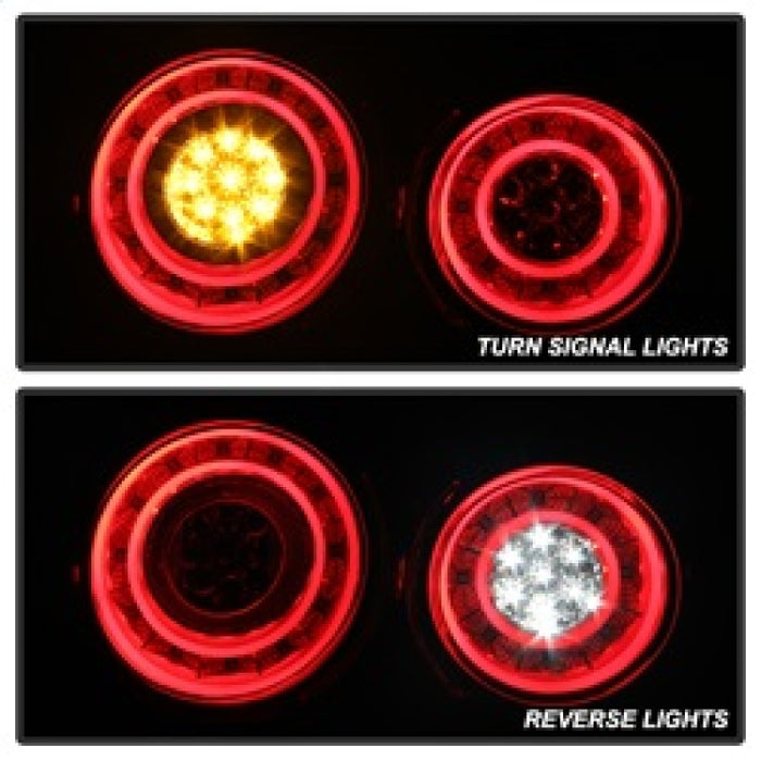 Feux arrière à LED Spyder 09-15 Nissan GTR Rouge Transparent ALT-YD-NGTR09-LED-RC