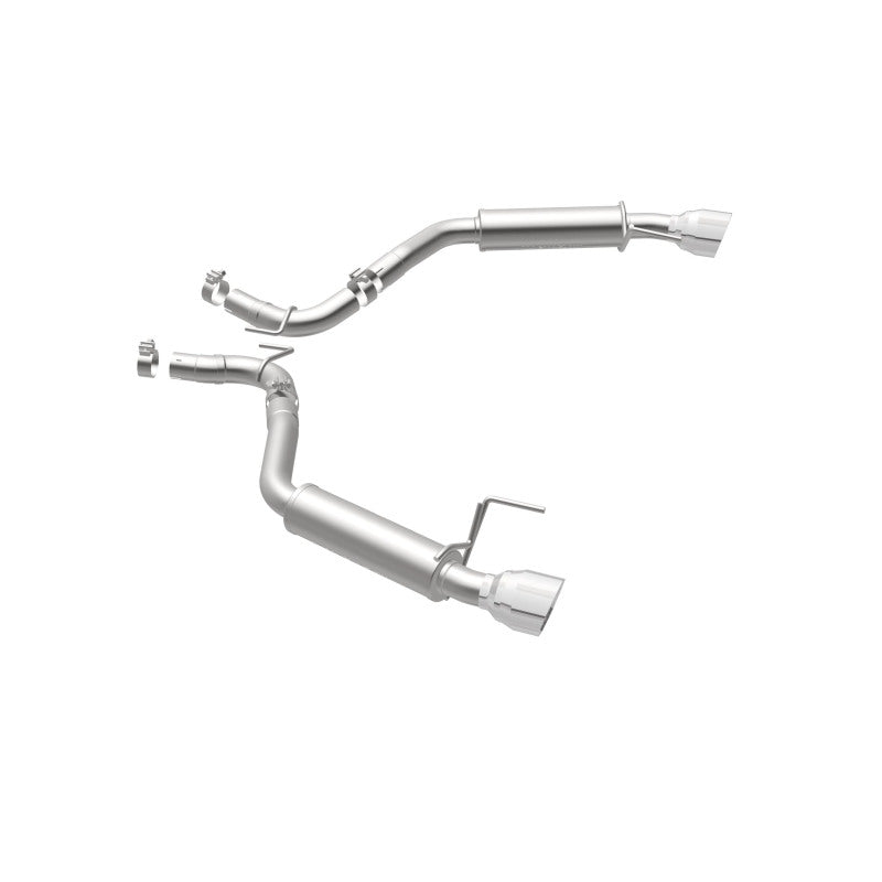 Essieu arrière MagnaFlow, SS, 2,5 po, compétition, double polissage fendu, embout de 4,5 po, Ford Mustang Ecoboost 2015