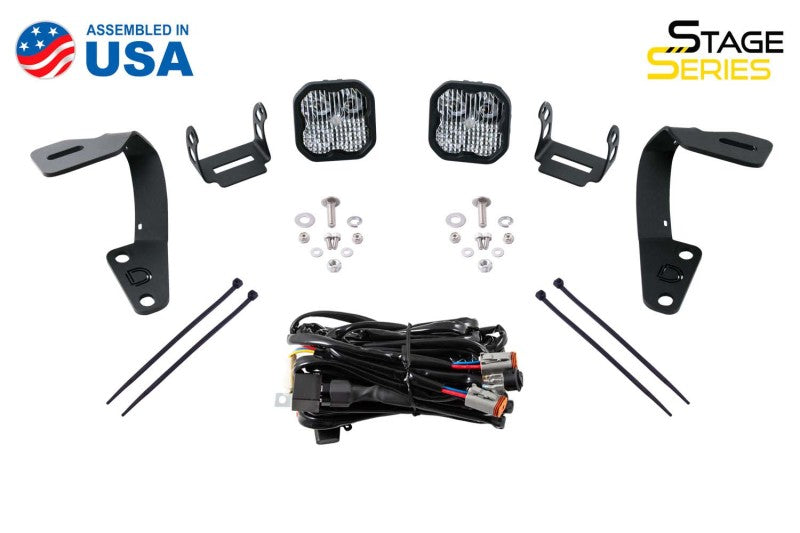 Kit de feux de fossé à LED Diode Dynamics 10-21 pour Toyota 4Runner SS3 Sport - Combo blanc