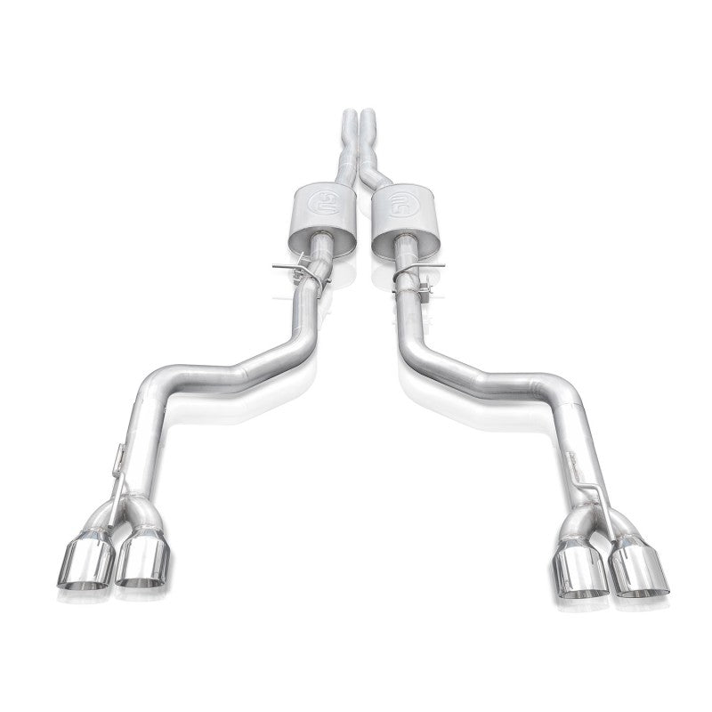 Dodge Challenger 15-19 6,2 L/6,4 L Hemi 3 po Redline Catback X-Pipe avec embouts quadruples de 4 po