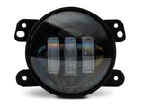 Raxiom 07-23 Jeep Wrangler JK & JL Axial Series Tri-Bar LED Fog Lights- Amber