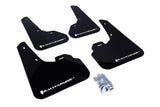 Bavette garde-boue noire UR Rally Armor 10-13 Mazda3/Speed3 avec logo blanc